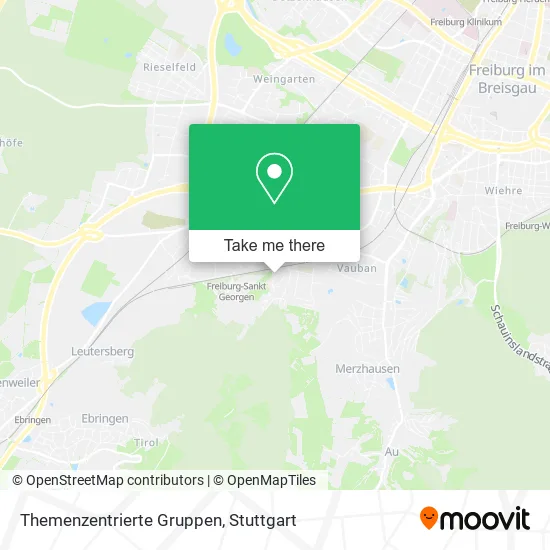 Карта Themenzentrierte Gruppen