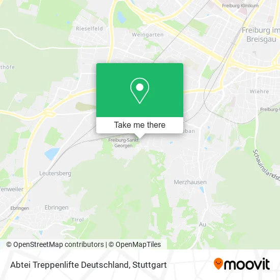 Карта Abtei Treppenlifte Deutschland
