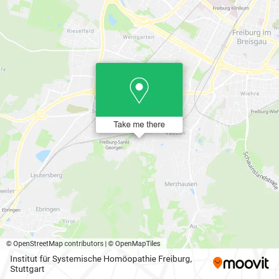 Карта Institut für Systemische Homöopathie Freiburg