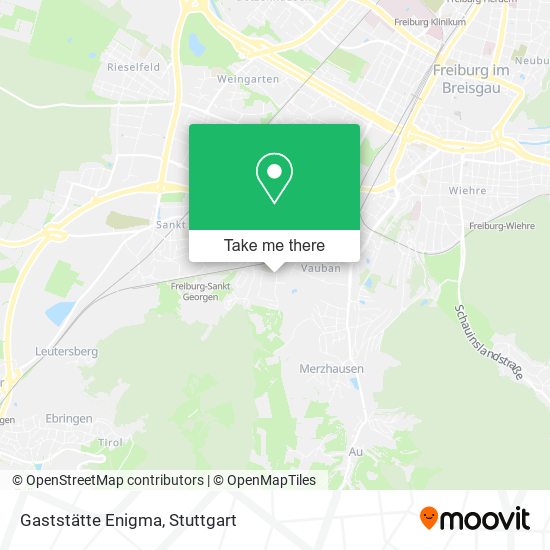 Gaststätte Enigma map