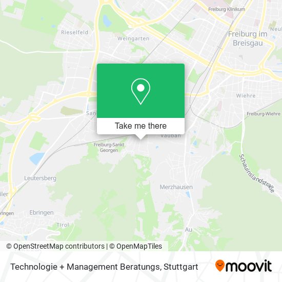Technologie + Management Beratungs map