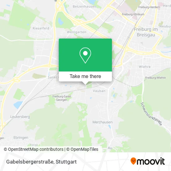 Карта Gabelsbergerstraße