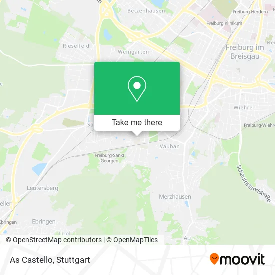 Карта As Castello