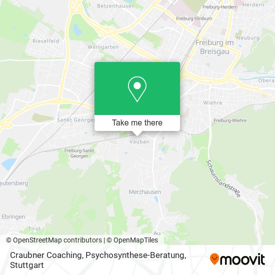 Craubner Coaching, Psychosynthese-Beratung map