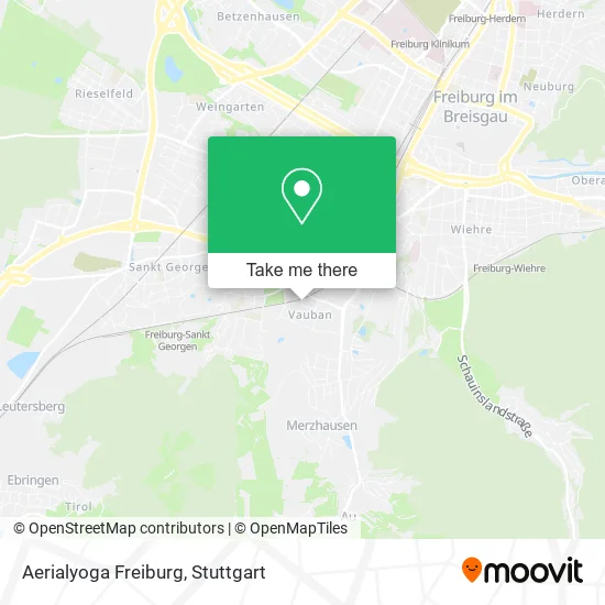 Карта Aerialyoga Freiburg