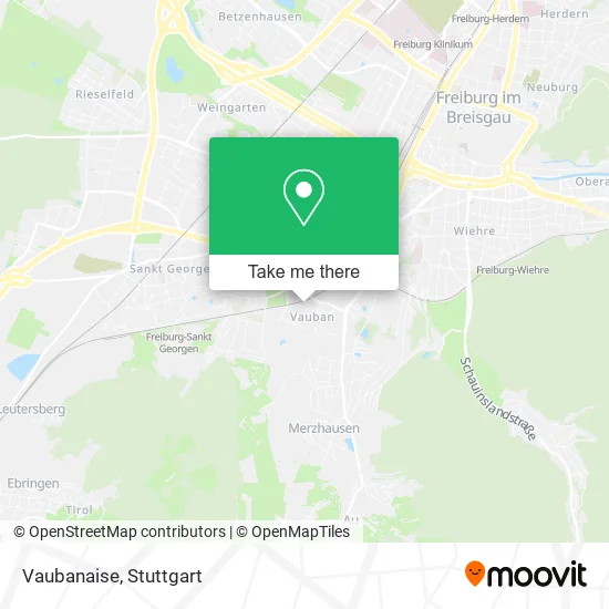 Карта Vaubanaise