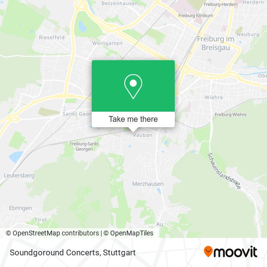 Soundgoround Concerts map