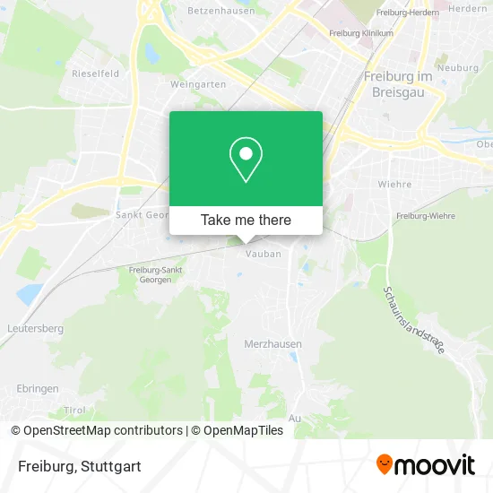 Карта Freiburg