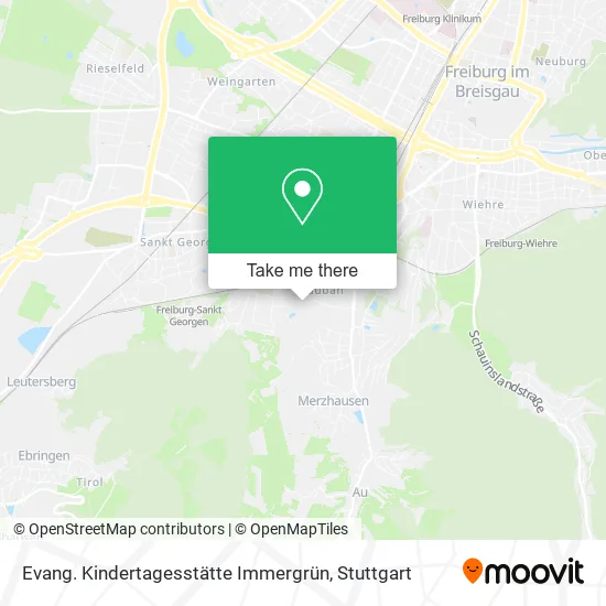 Карта Evang. Kindertagesstätte Immergrün