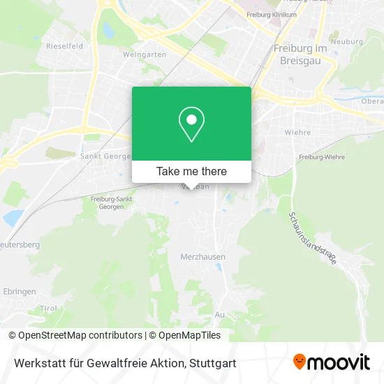 Карта Werkstatt für Gewaltfreie Aktion