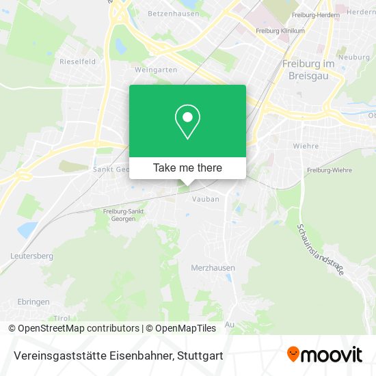 Vereinsgaststätte Eisenbahner map