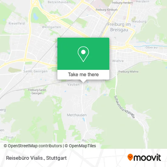 Карта Reisebüro Vialis.