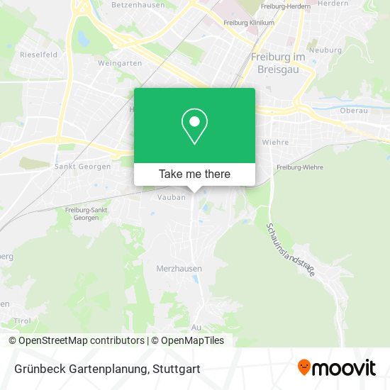 Grünbeck Gartenplanung map
