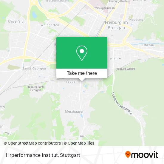 Hrperformance Institut map