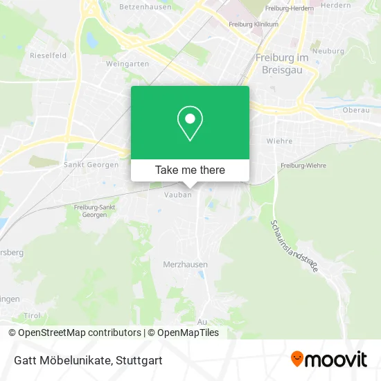 Карта Gatt Möbelunikate