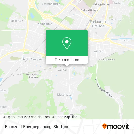Карта Econzept Energieplanung