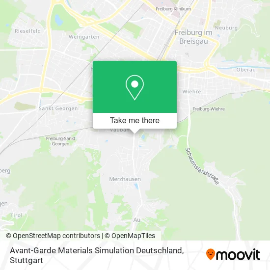 Avant-Garde Materials Simulation Deutschland map