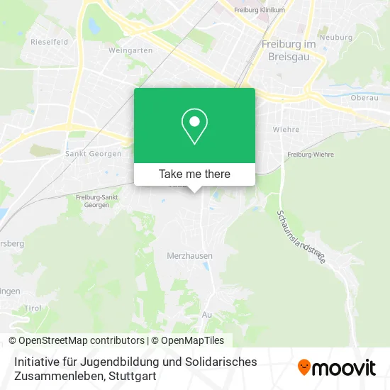 Карта Initiative für Jugendbildung und Solidarisches Zusammenleben