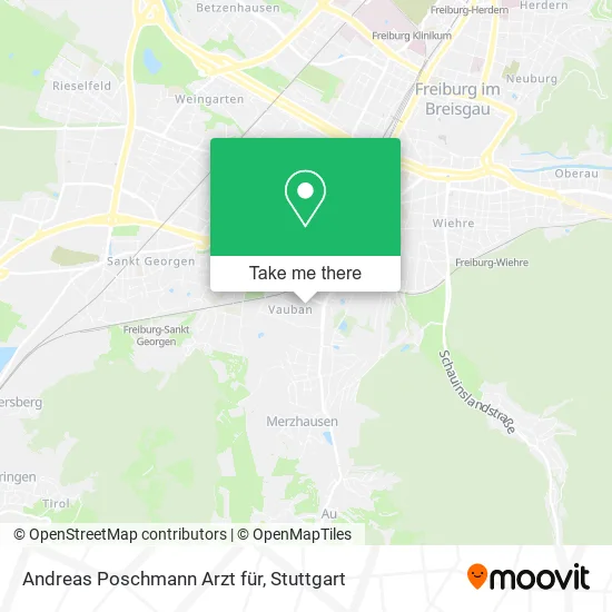 Карта Andreas Poschmann Arzt für