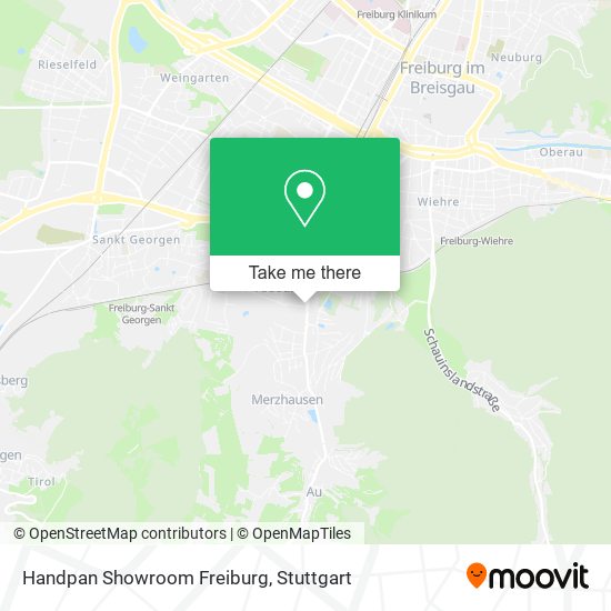 Handpan Showroom Freiburg map