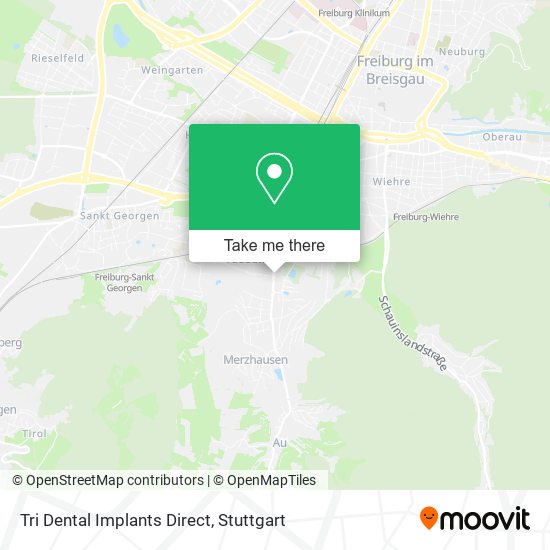 Tri Dental Implants Direct map
