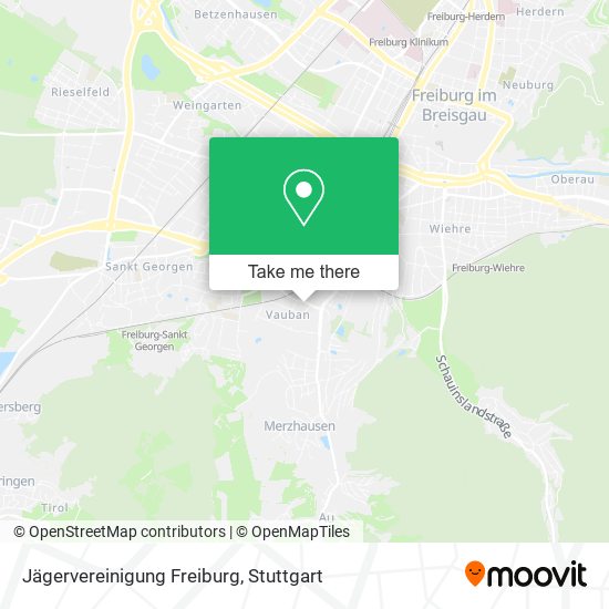 Карта Jägervereinigung Freiburg