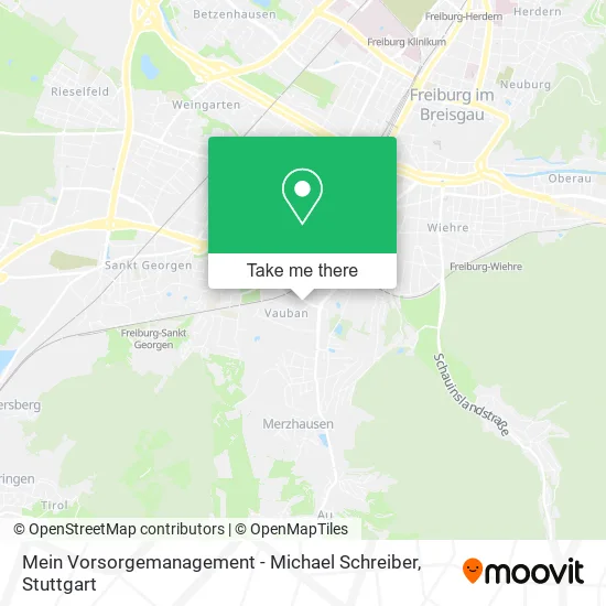 Карта Mein Vorsorgemanagement - Michael Schreiber