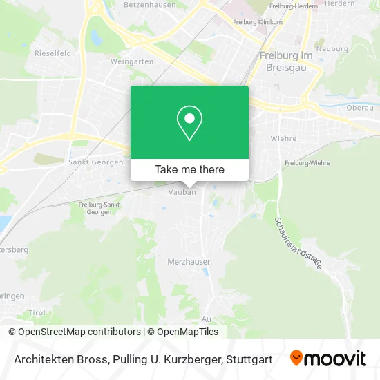 Карта Architekten Bross, Pulling U. Kurzberger