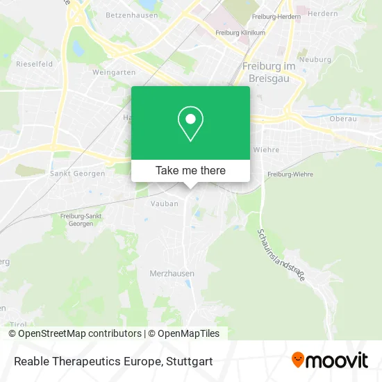Карта Reable Therapeutics Europe