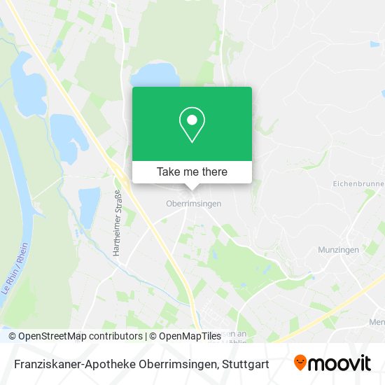 Franziskaner-Apotheke Oberrimsingen map