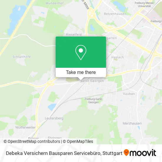 Карта Debeka Versichern Bausparen Servicebüro