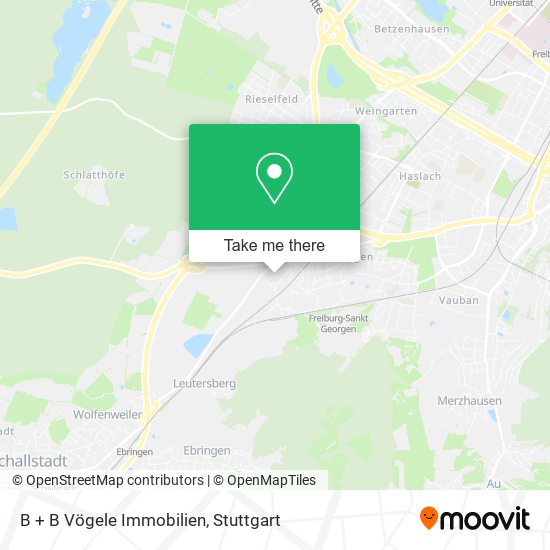 B + B Vögele Immobilien map