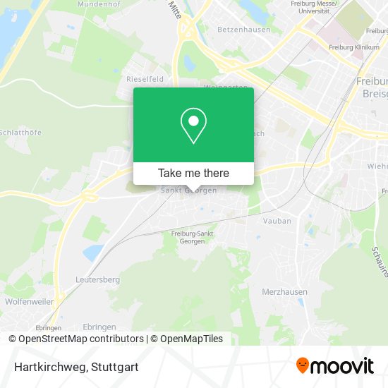 Карта Hartkirchweg