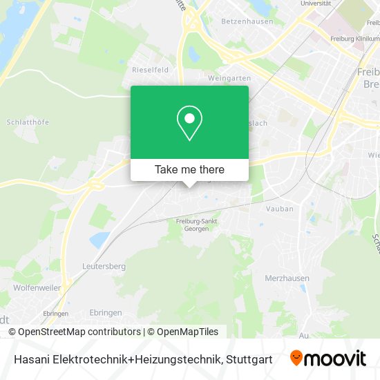 Hasani Elektrotechnik+Heizungstechnik map