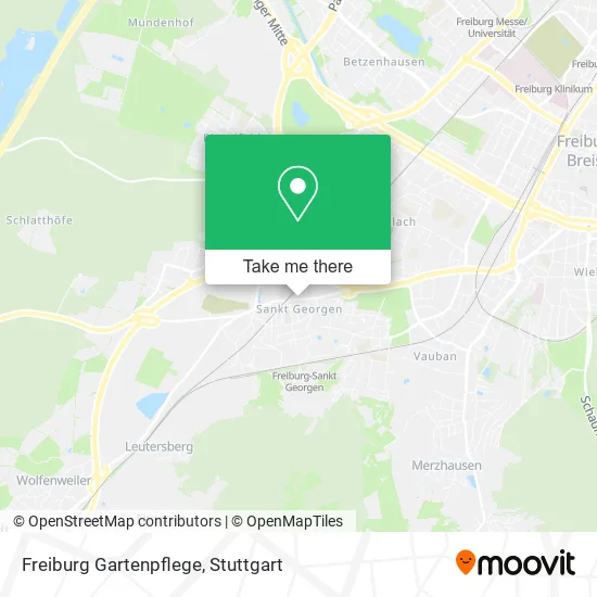 Карта Freiburg Gartenpflege