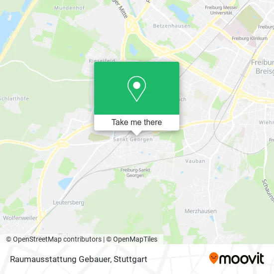 Карта Raumausstattung Gebauer