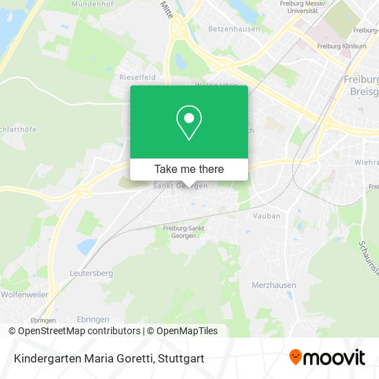 Kindergarten Maria Goretti map