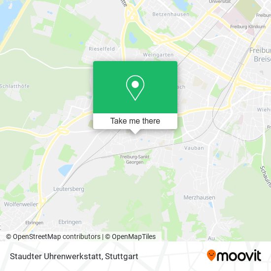 Staudter Uhrenwerkstatt map