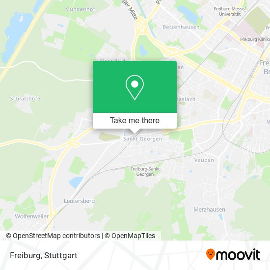 Freiburg map