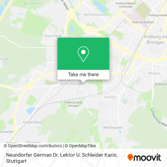 Карта Neundorfer German Dr. Lektor U. Schleider Karin