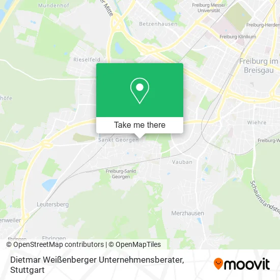 Карта Dietmar Weißenberger Unternehmensberater