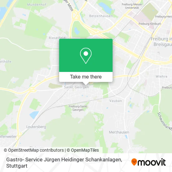 Карта Gastro- Service Jürgen Heidinger Schankanlagen