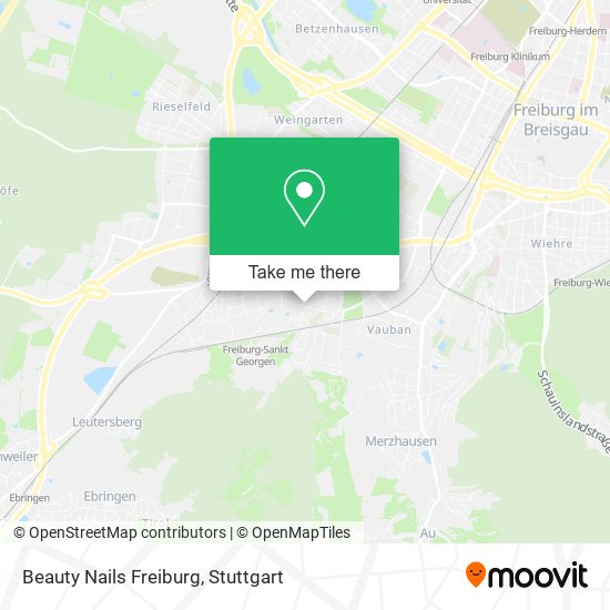 Beauty Nails Freiburg map