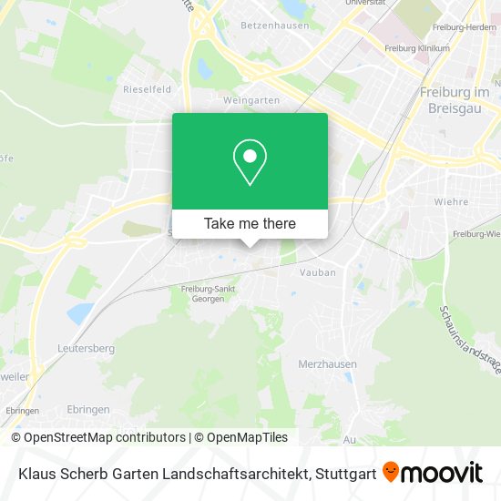 Klaus Scherb Garten Landschaftsarchitekt map