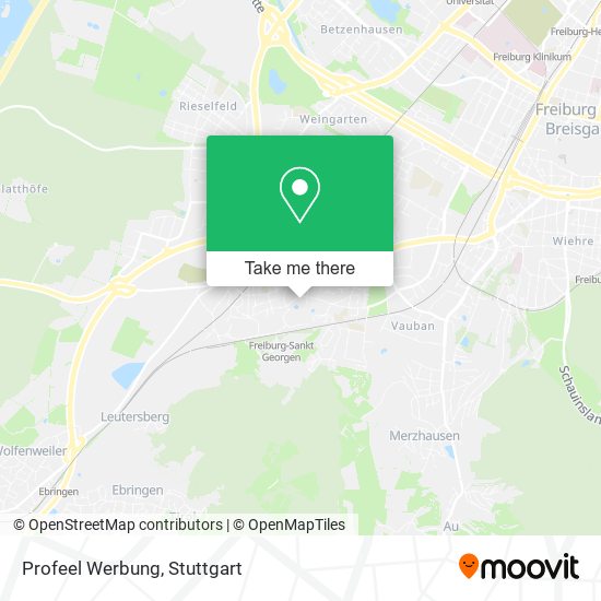 Карта Profeel Werbung