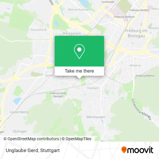 Unglaube Gerd map