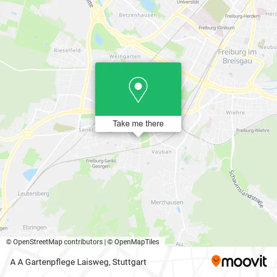 Карта A A Gartenpflege Laisweg