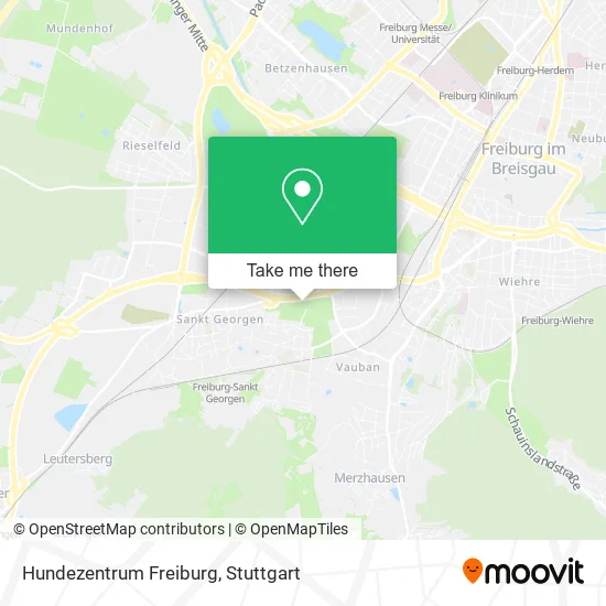 Карта Hundezentrum Freiburg