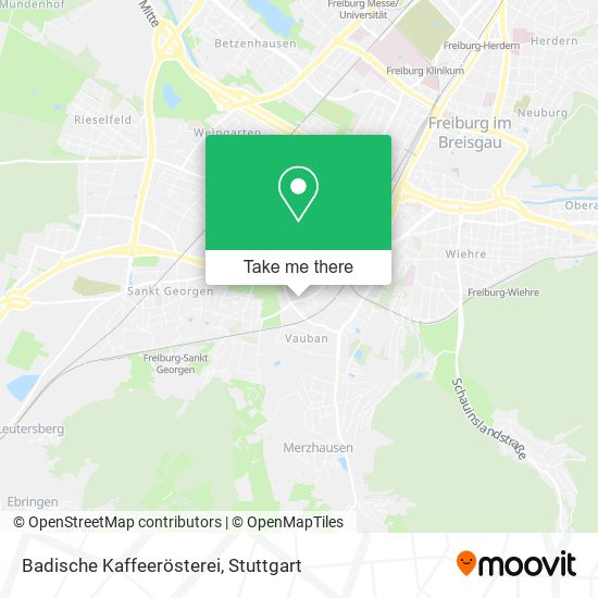 Карта Badische Kaffeerösterei