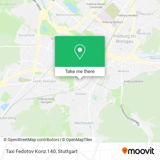 Карта Taxi Fedotov Konz.140